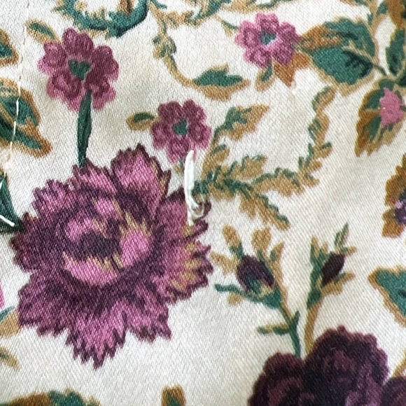 NWT Zara Satin Effect Printed Floral Mini Dress XS Pink Cream - Picture 10 of 12